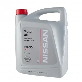 Олія моторна Motor Oil C4 (DPF) 5W-30 5л NISSAN Ke90090043 (фото 1)