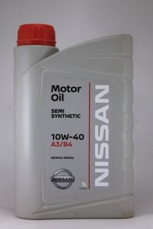 Масло моторное Motor Oil 10W-40 1л NISSAN Ke90099932 (фото 1)