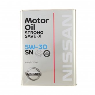 Олія моторна Strong Save X 5W-30 (4 л) NISSAN Klan505304 (фото 1)