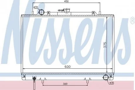 Фото 1 - радиатор, охлаждение двигателя NISSENS 62809 Радиатор, охлаждение двигателя NISSENS 62809 (фото 1)