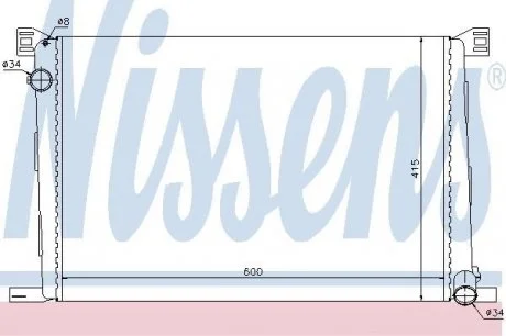 Радіатор охолодження NISSENS 69706