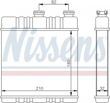 Радиатор First Fit NISSENS 72660