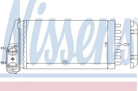 Обігрівач NISSENS 72945