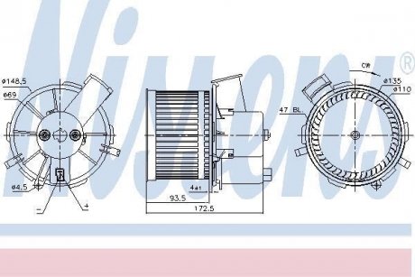 DMUCHAWA FIAT NISSENS 87405