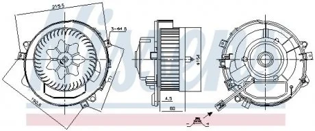 DMUCHAWA WN?TRZA RHD VW NISSENS 87424