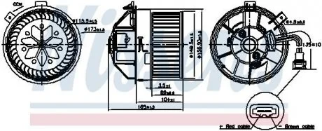 Вентилятор салону NISSENS 87704