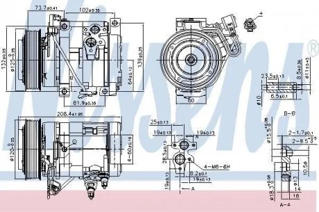 KOMPRESOR KLIMATYZACJI TOYOTA NISSENS 890332