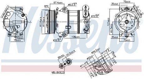 KOMPRESOR KLIMATYZACJI FIAT NISSENS 890339