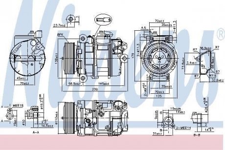 KOMPRESOR KLIMATYZACJI BMW NISSENS 890358