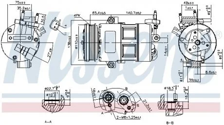 Компресор кондиціонера First Fit NISSENS 890639