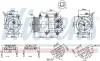 SPR?пARKA KLIM NISSENS 890655 FORD FOCUS 1,25-1,6D 11-