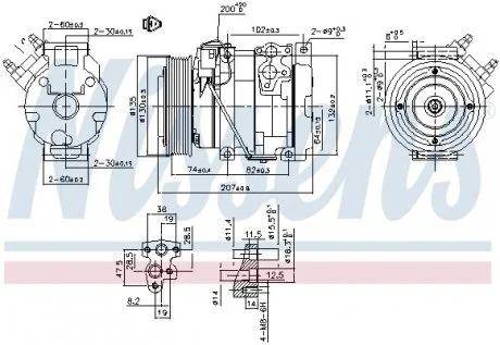 KOMPRESOR KLIMATYZACJI TOYOTA NISSENS 89558