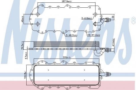 Радіатор олії NISSENS 90944