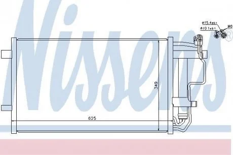 Конденсатор, кондиционер NISSENS 940149