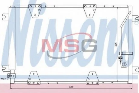 Конденсатор, кондиционер NISSENS 940174