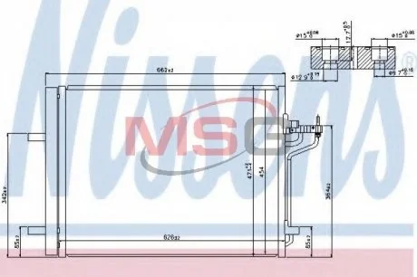 Конденсатор, кондиционер NISSENS 940183