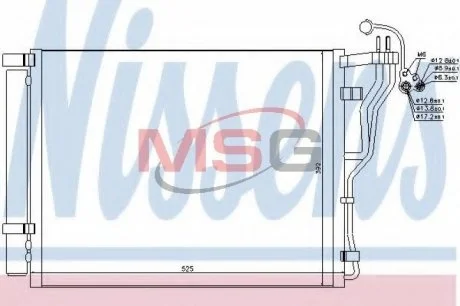 Конденсатор, кондиционер NISSENS 940273