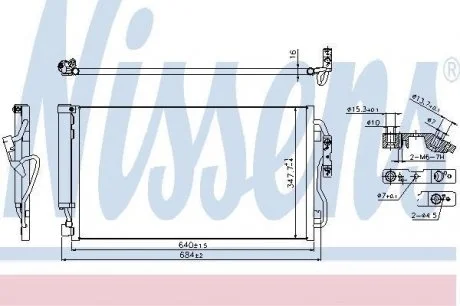 Радіатор охолодження NISSENS 940357
