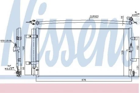 Конденсер кондиционера NISSENS 940430