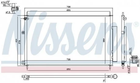 Конденсатор, кондиционер NISSENS 940538