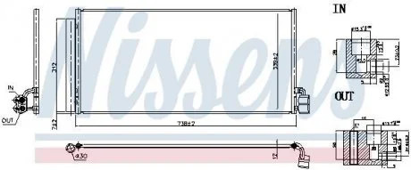 Фото радіатор кондиціонера First Fit NISSENS 941068 Радіатор кондиціонера First Fit NISSENS 941068