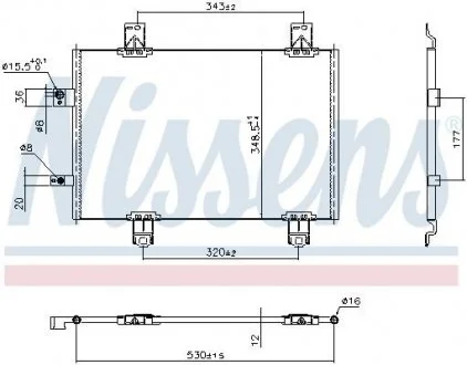Радиатор NISSENS 941174