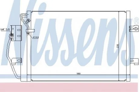 Конденсер кондиционера NISSENS 94373