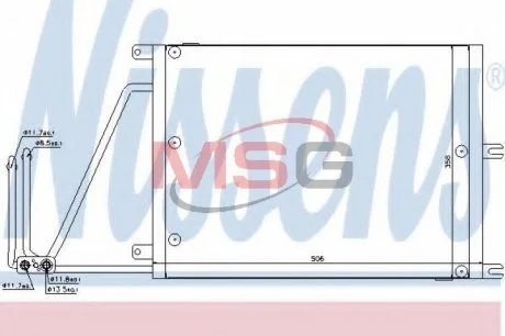 Конденсатор, кондиционер NISSENS 94623