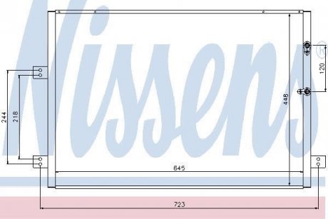 Конденсатор, кондиционер NISSENS 94787