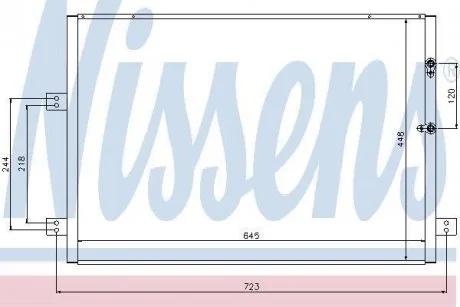 Конденсатор, кондиціонер NISSENS 94787