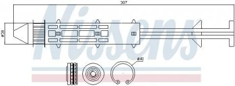 Радиатор охлаждения NISSENS 95319