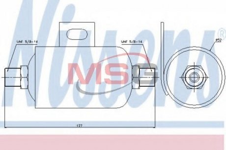 Осушитель NISSENS 95343 (фото 1)