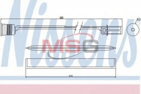 Осушувач NISSENS 95466 (фото 1)