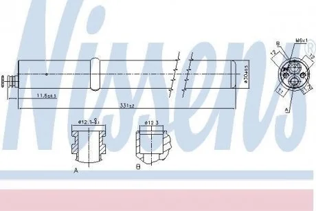 Осушувач кондиціонера NISSENS 95589