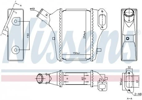 INTERCOOLER HONDA NISSENS 961421