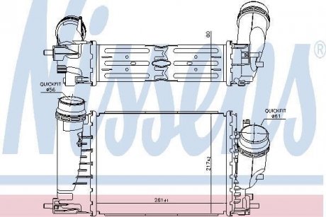 INTERCOOLER RENAULT NISSENS 961429