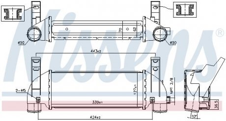 Радиатор наддува NISSENS 96219