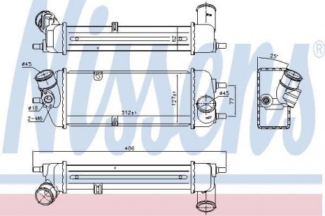 Радиатор наддува NISSENS 96270