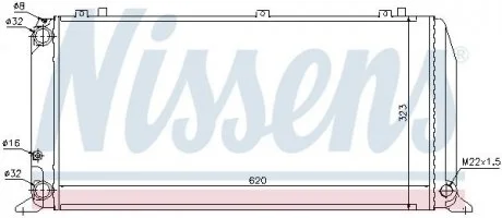 Радиатор наддува NISSENS 96373