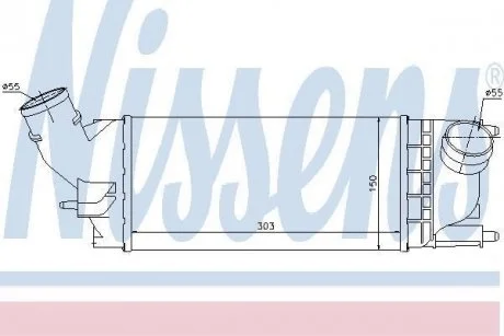 Интеркулер NISSENS 96599 (фото 1)