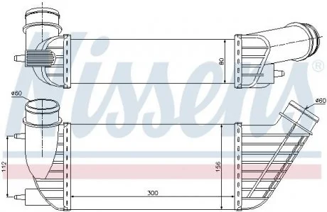 Интеркулер PT 807(02-)2.0 HDi(+)[OE 0384.J9] NISSENS 96609