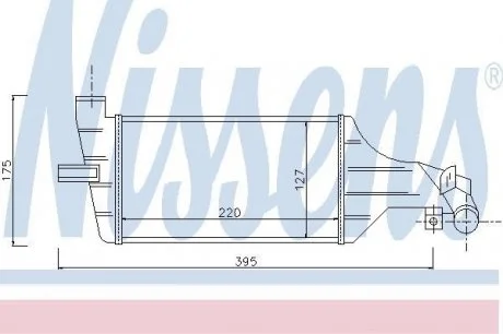Радиатор наддува NISSENS 96789