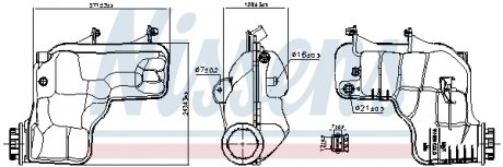 Бачок компенсаційний First Fit NISSENS 996166 (фото 1)