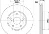 Диск гальмівний передн Toyota Auris 1.4, 1.6, 1.8 (07-) (ND1021K) NISSHINBO