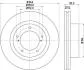 Диск гальмівний передн Lexus LX 570/ Toyota Land Cruiser 200 4.5, 4.6, 4.7 (07-) (ND1051K) NISSHINBO