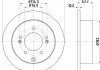 Диск гальмівний задній Kia Soul 1.6 (09-) (ND6070K) NISSHINBO