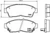 Колодки гальмові дискові передні Toyota Corolla, RAV-4 1.6, 1.9, 2.0 (97-00) (NP1000) NISSHINBO
