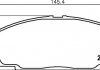Колодки гальмові дискові передні Strong Ceramic Toyota Hiace 2.0, 2.4, 3.0 (9 NP1004SC