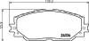 Колодки тормозные дисковые передние Toyota Auris,Corollla 1.3, 1.4, 1.6, 2.0 (07-),RAV 4 2.5 (12-) (NP1019) NISSHINBO