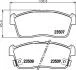 Колодки тормозные дисковые передние Chevrolet Cruze 1.3, 1.5 (00-08) (NP1023) NISSHINBO